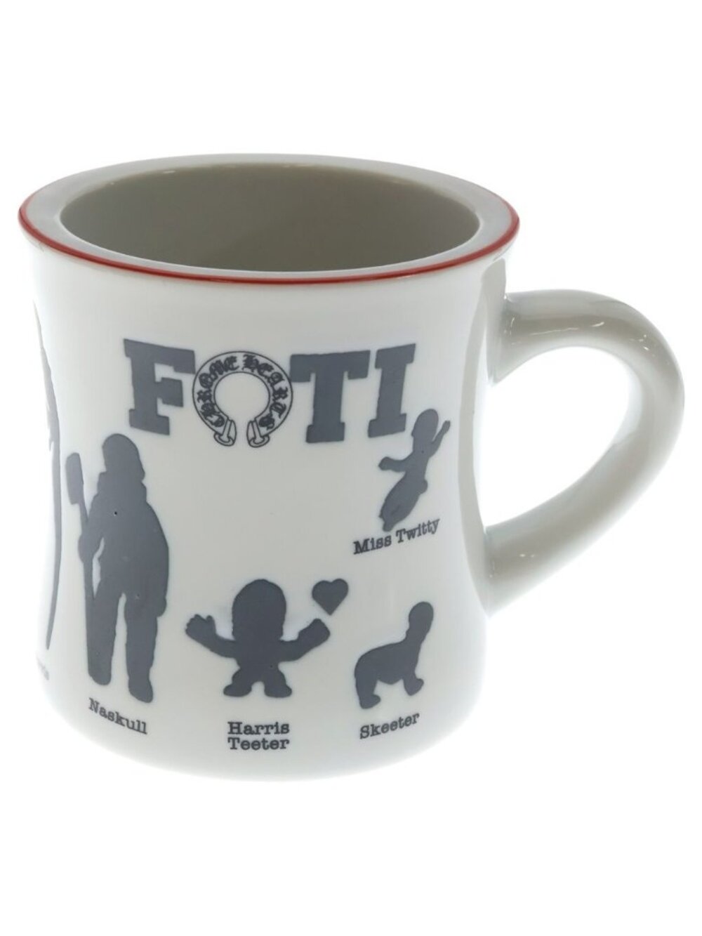 Chrome Hearts Foti Mug Cup Foty Print Mug White